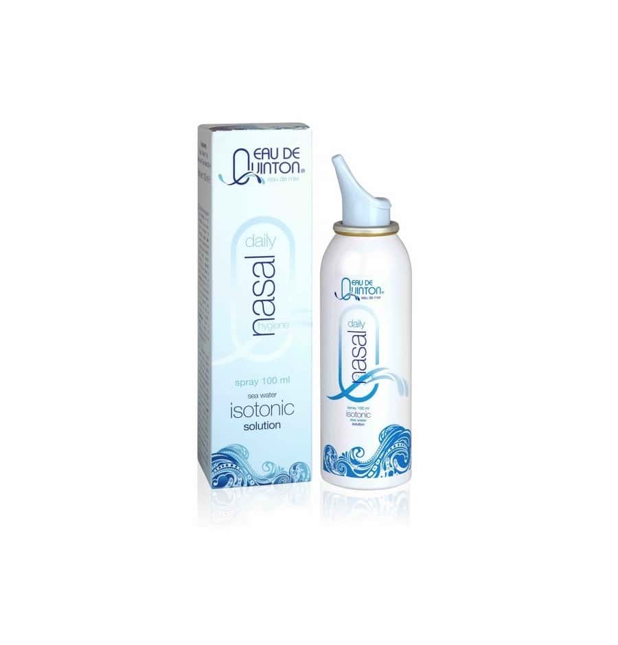Spray nasal Quinton pour assainir le nez, les sinus et le larynx