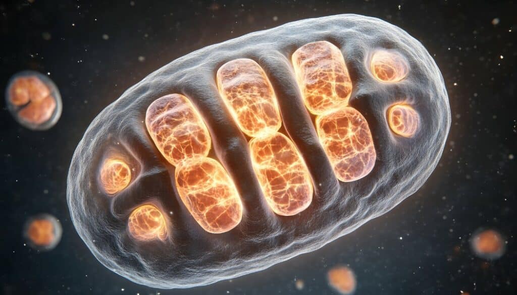 illustration d'une cellule pleine d'energie